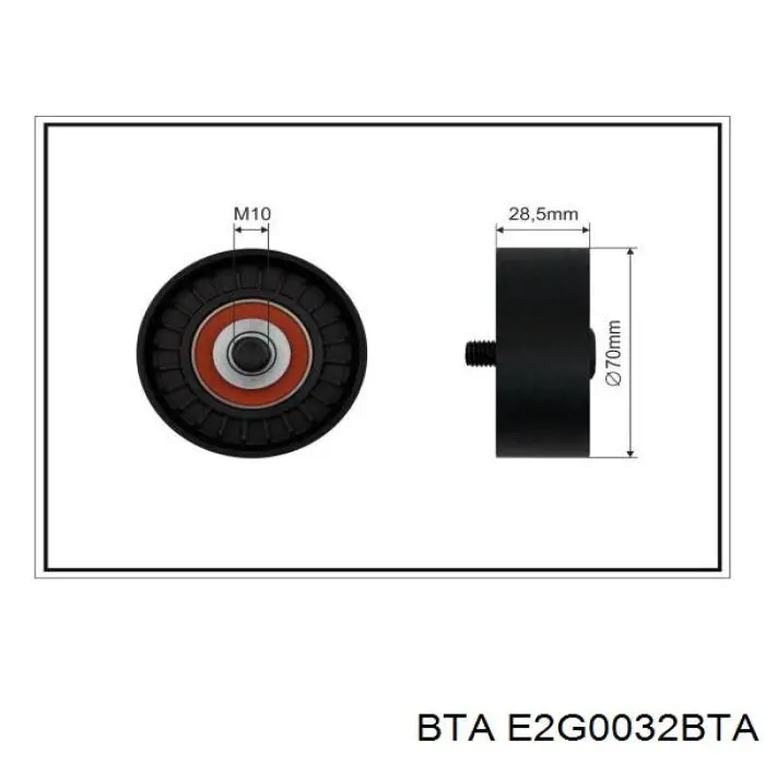 Натяжной ролик A.b.a YP141012 цена, от 12.12 USD