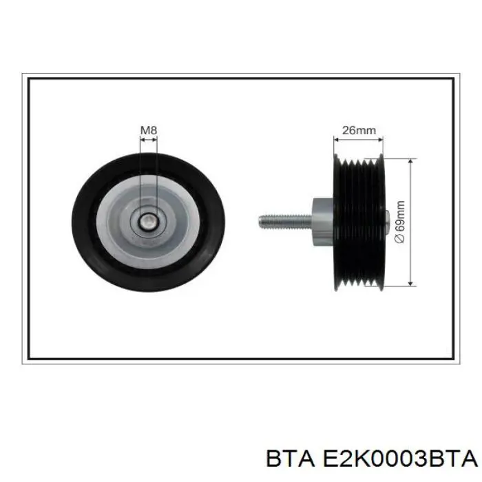 Ролик паразитный Dayco APV4030