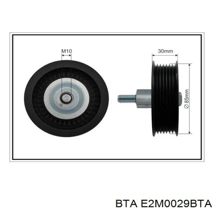 Паразитный ролик E2M0029BTA BTA