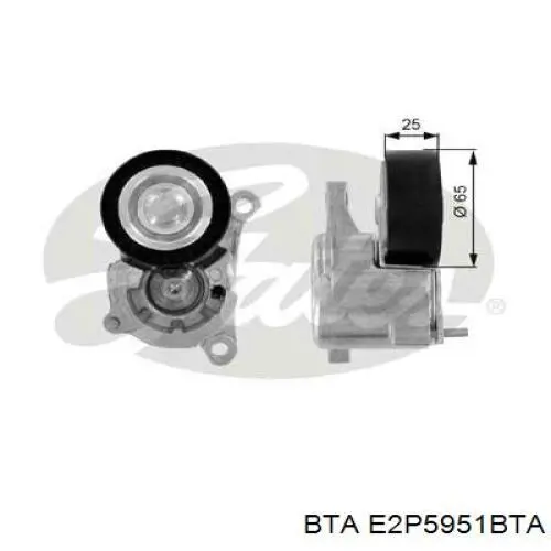 Натяжной ролик E2P5951BTA BTA