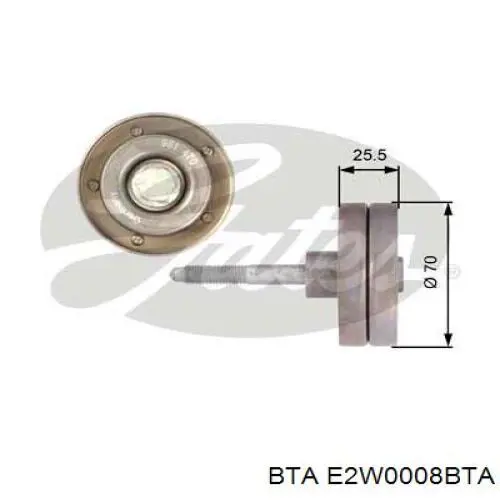 Купить E2W0008BTA BTA Паразитный ролик