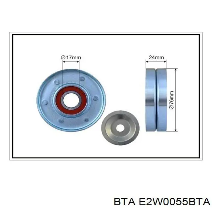 E2W0055BTA BTA натяжной ролик