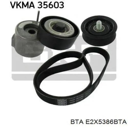 Натяжная планка поликлинового ремня BTA E2X5386BTA