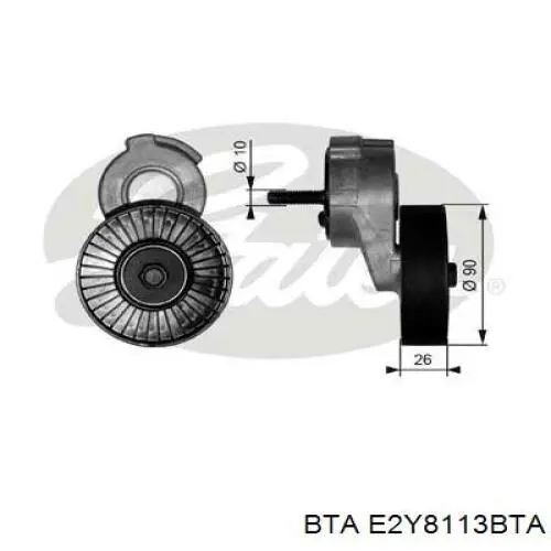 Роликовий модуль натяжителя ремня Chrysler 04612894AF цена, от 44.62 USD
