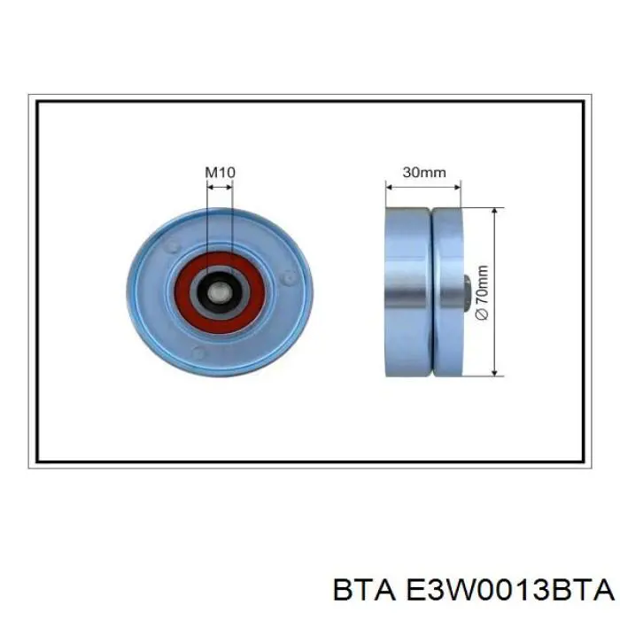 Натяжитель приводного ремня E3W0013BTA BTA