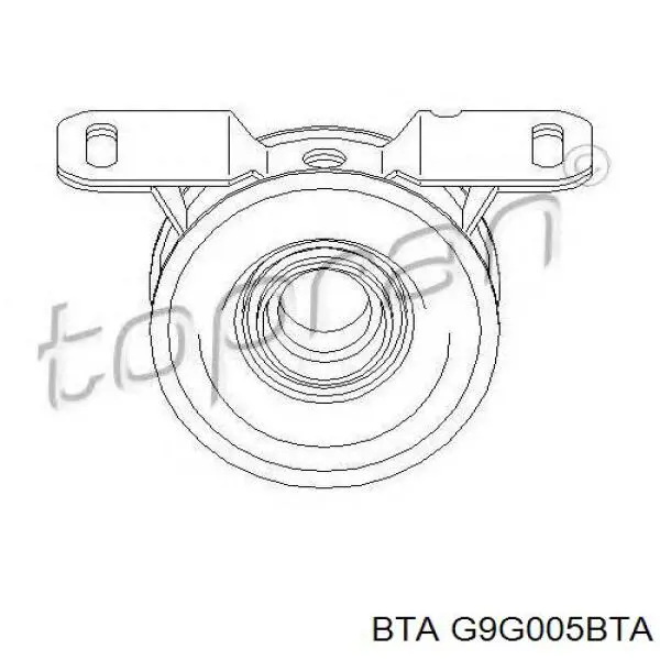 Подвесной подшипник карданного вала G9G005BTA BTA