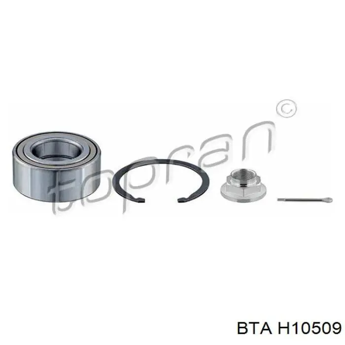 Комплект подшипника ступицы колеса BTA H10509 цена, от 28.12 USD