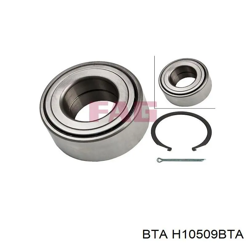 Ступичный подшипник передний BTA H10509BTA