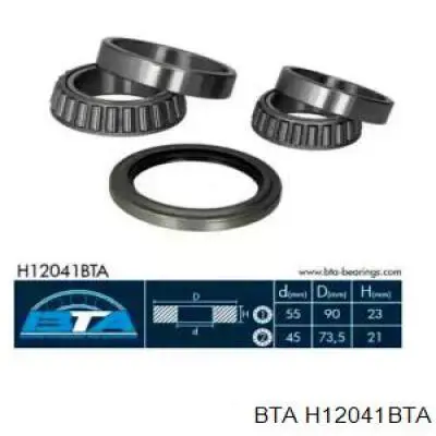 H12041BTA BTA подшипник ступицы передней внутренний