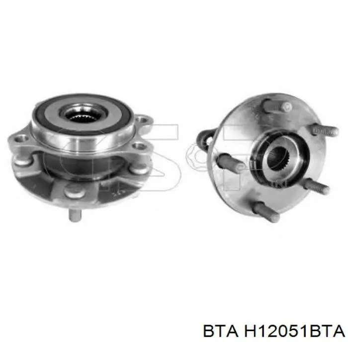 H12051BTA BTA Ступица колеса передняя