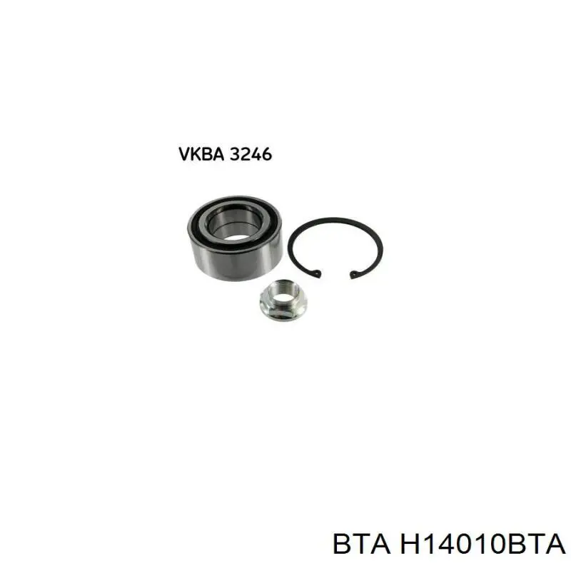 Compre H14010BTA BTA Rolamento de cubo dianteiro