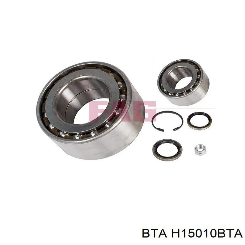Купить H15010BTA BTA Подшипник передней ступицы