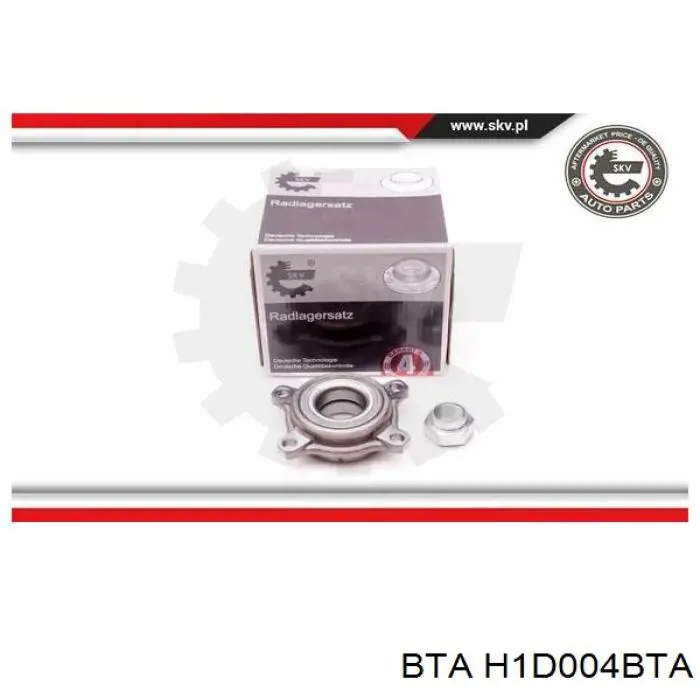 Підшипник маточини передньої H1D004BTA BTA
