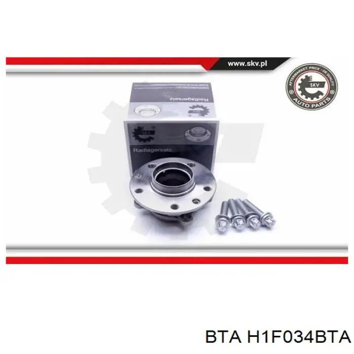 Cubo de rueda trasero H1F034BTA BTA