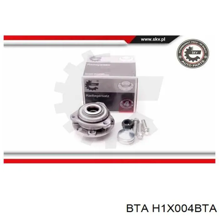 Cubo de rueda delantero H1X004BTA BTA