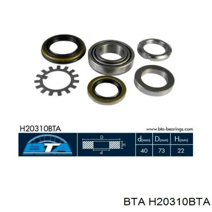 Подшипник задней ступицы LM102910 Timken