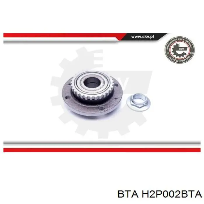 Задняя ступица H2P002BTA BTA