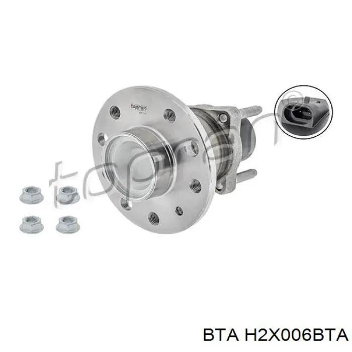 Задняя ступица H2X006BTA BTA