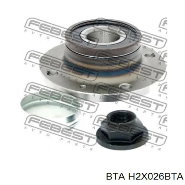 Задняя ступица H2X026BTA BTA