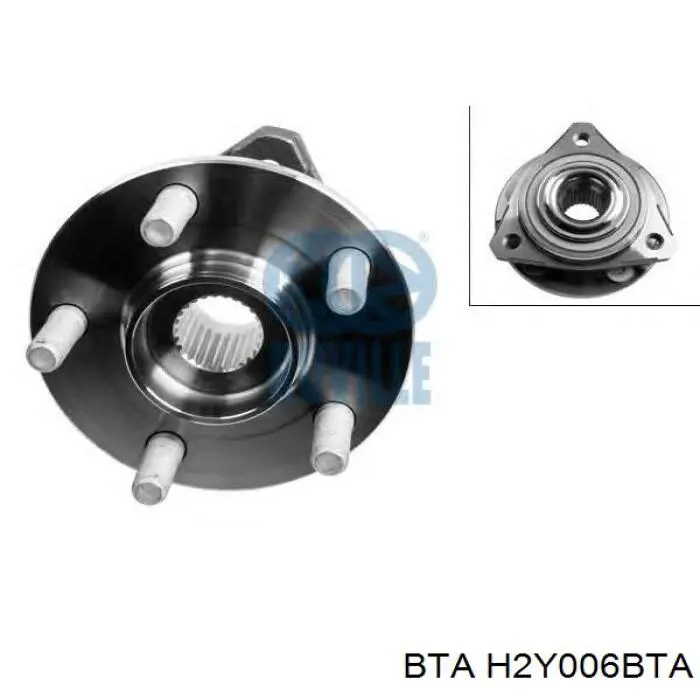 H2Y006BTA BTA Ступица задняя