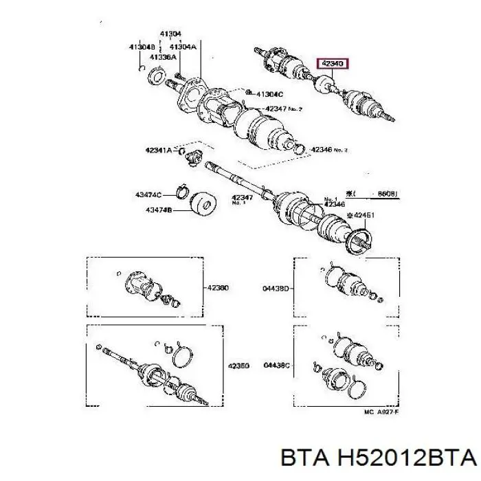 Ступица (передняя) BTA H52012BTA