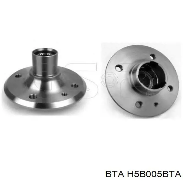 Задняя ступица H5B005BTA BTA