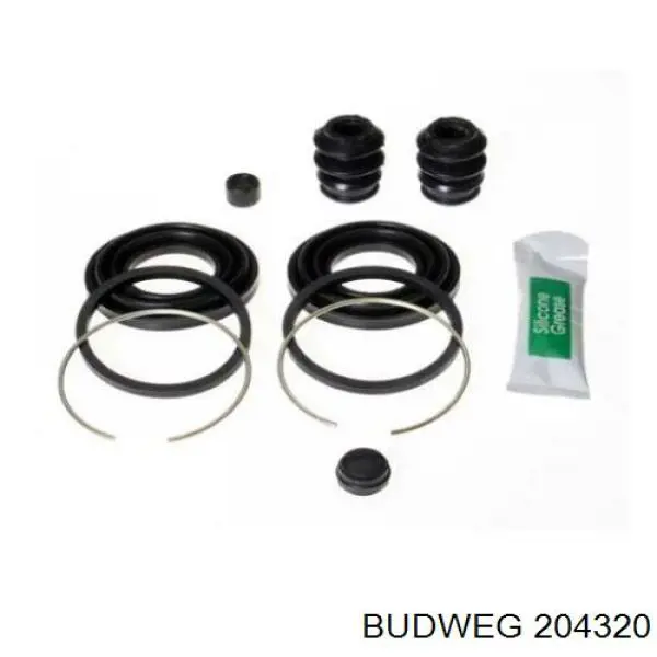 204320 Budweg ремкомплект суппорта тормозного переднего