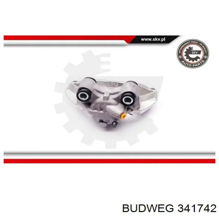 Суппорт тормозной передний левый Budweg 341742
