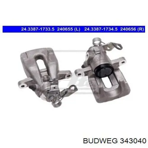 Задний левый суппорт Budweg 343040 цена, от 45.12 USD