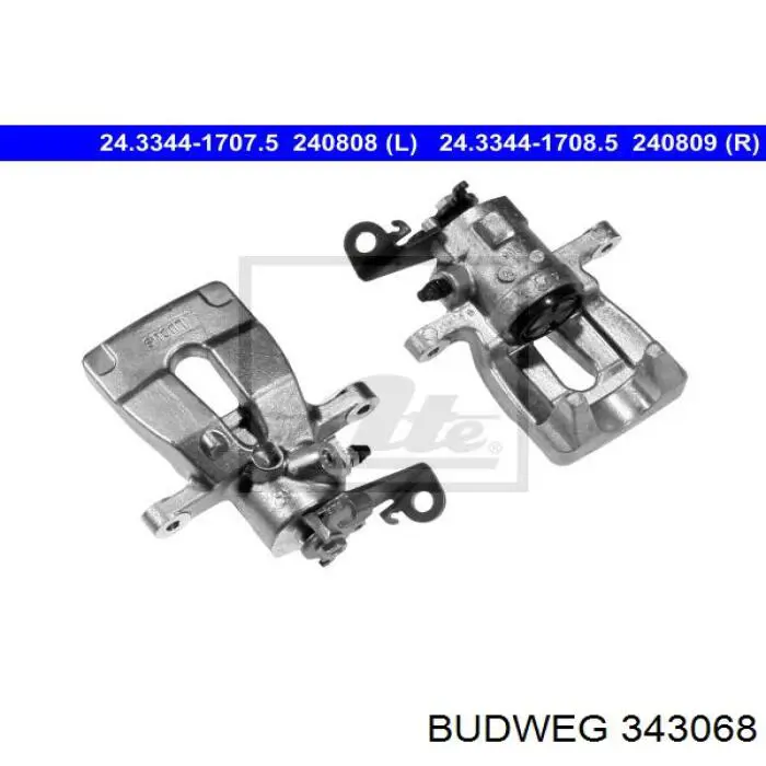Суппорт тормозной левый задний Renault (RVI) 7711135719