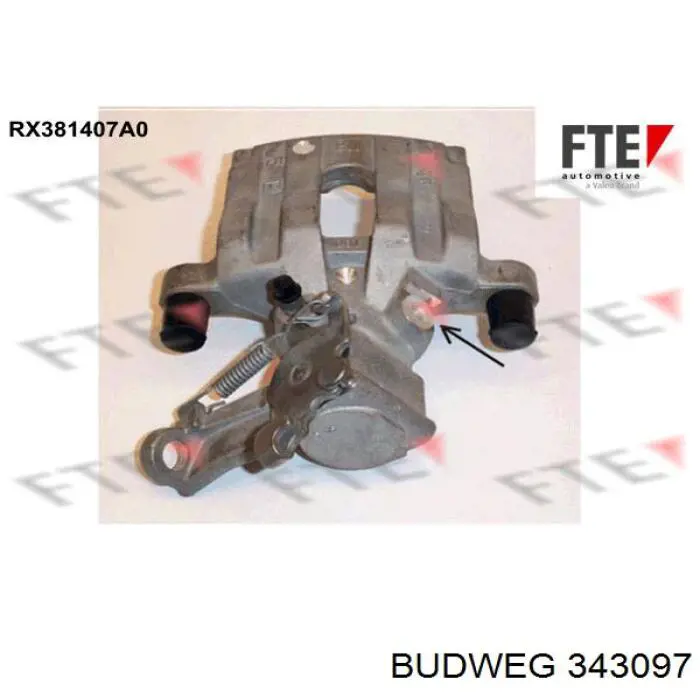 Тормозной суппорт правый задний Hart 257492 цена, от 61.33 USD