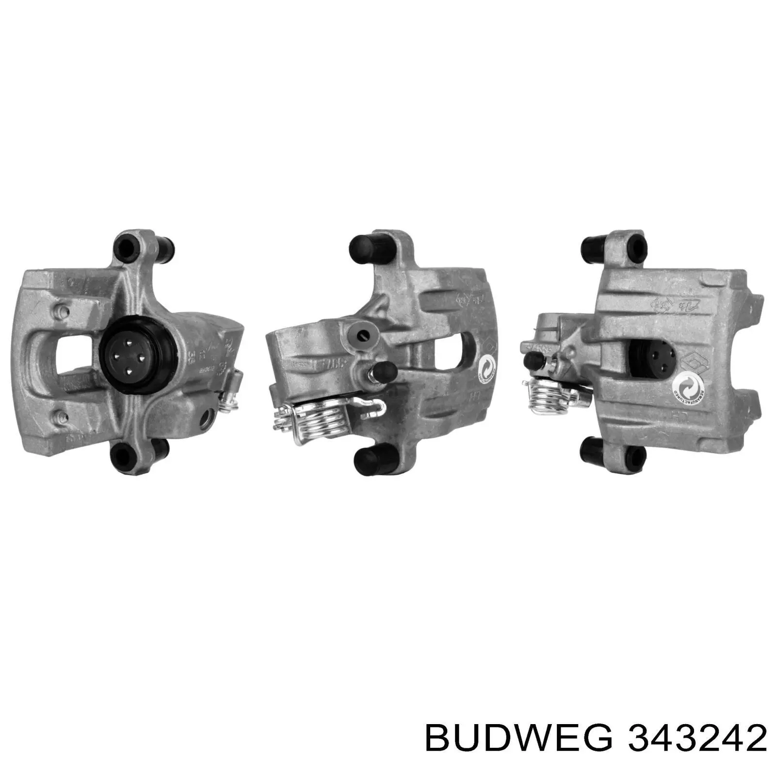Задний левый суппорт Budweg 343242 цена, от 61.97 USD