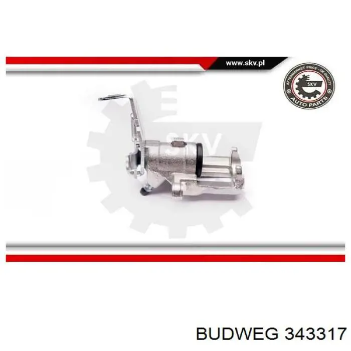 Тормозной суппорт правый задний Budweg 343317 цена, от 81.89 USD