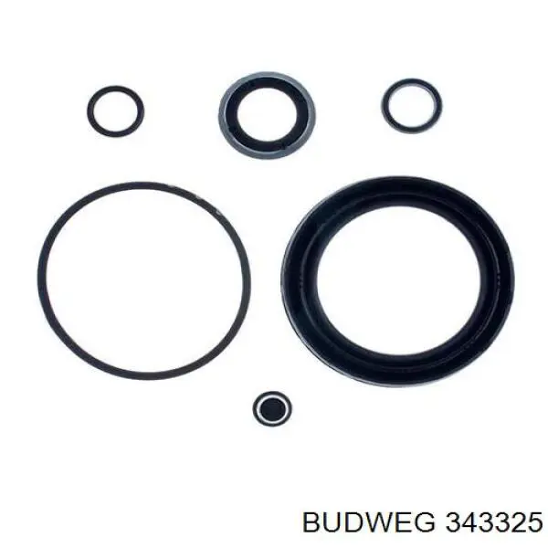 Суппорт тормозной передний правый 343325 Budweg