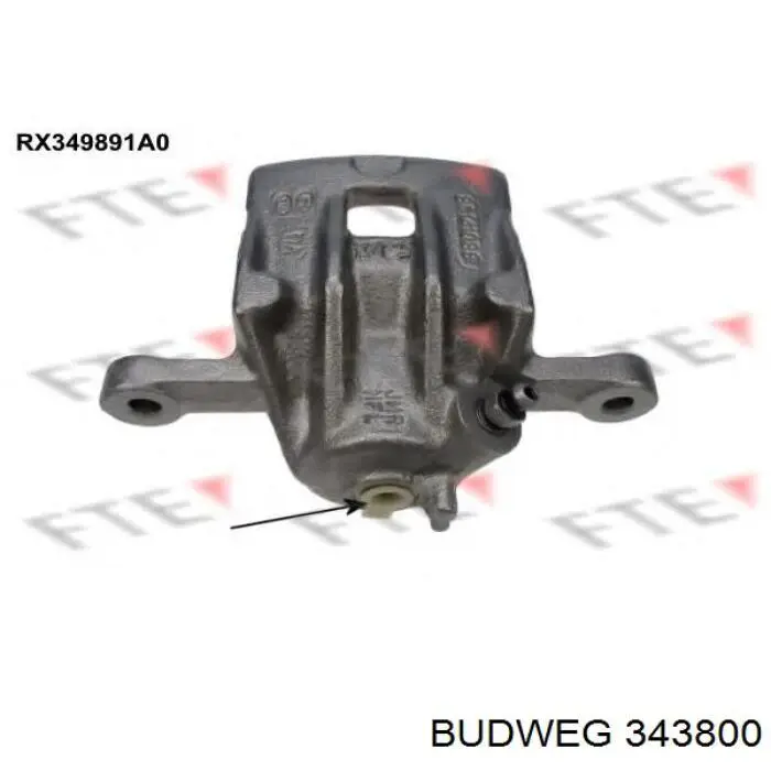 Суппорт тормозной левый задний Hyundai/Kia 583103KA10