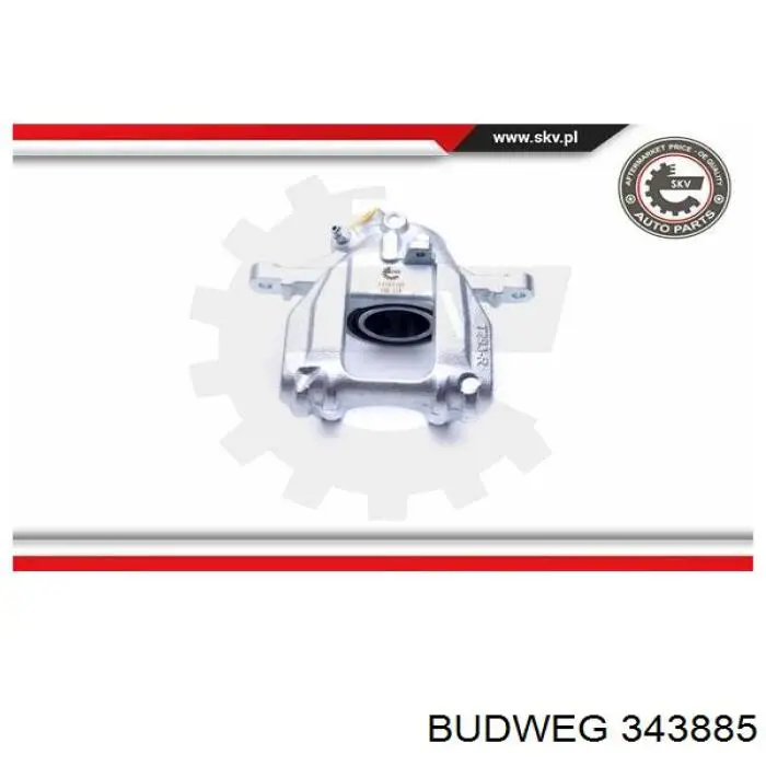 Задний правый суппорт Budweg 343885