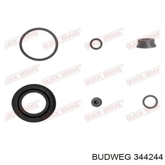 Суппорт задний левый 344244 Budweg
