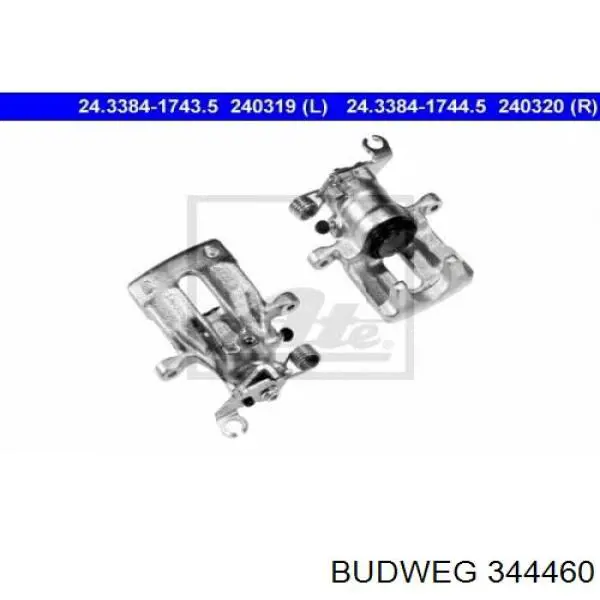 CZH1806 ABE Тормозной суппорт задний левый