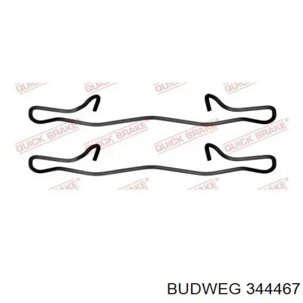 Задний правый суппорт Budweg 344467