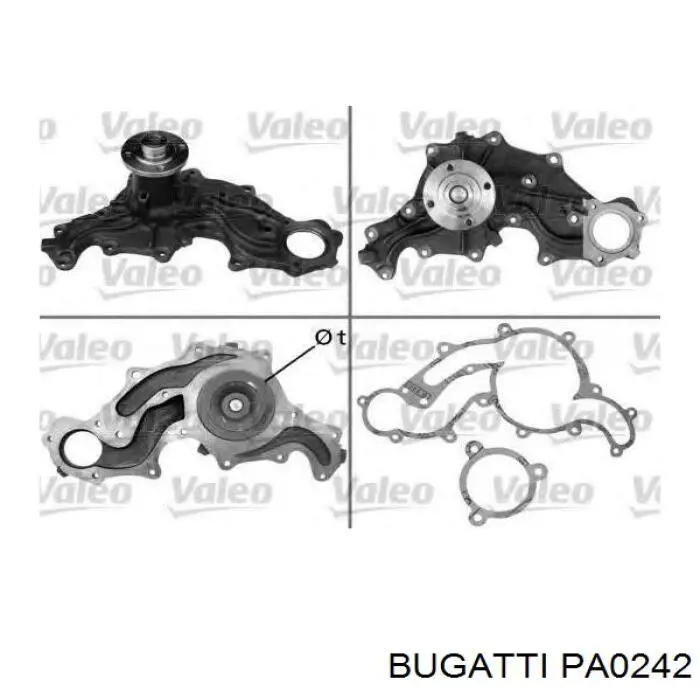 Помпа PA0242 Bugatti