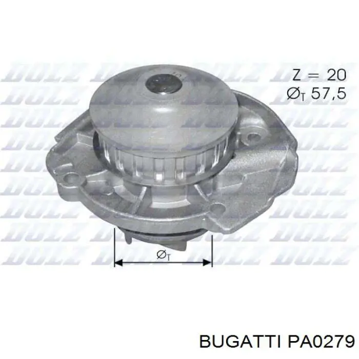 Помпа PA0279 Bugatti