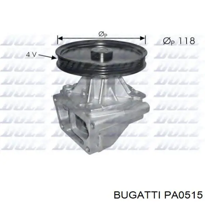 PA0515 Bugatti Насос водяной