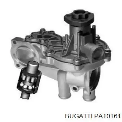 PA10161 Bugatti помпа водяная (насос охлаждения, в сборе с корпусом)