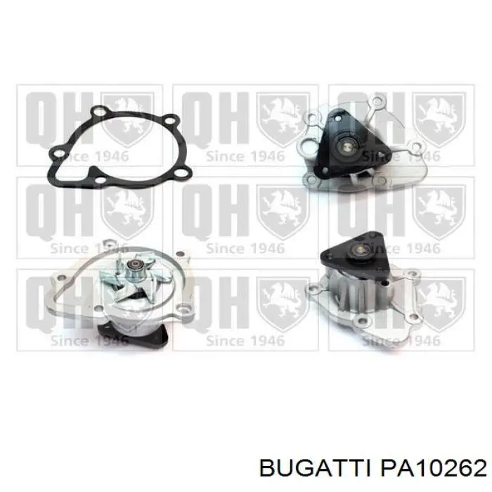 Купить PA10262 Bugatti Помпа водяная (насос) охлаждения, в сборе с корпусом