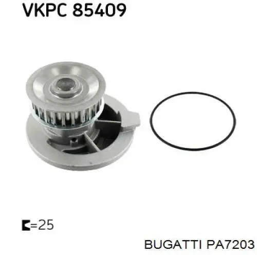 Купить PA7203 Bugatti Насос охлаждения