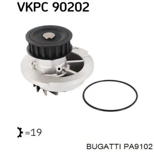 Помпа PA9102 Bugatti