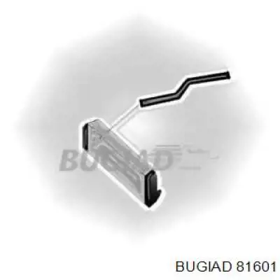 Tubo flexible de aire de sobrealimentación inferior derecho 81601 Bugiad