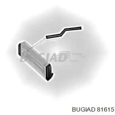 Шланг (патрубок) интеркуллера нижний правый 81615 Bugiad