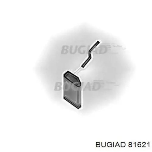 81621 Bugiad шланг (патрубок интеркуллера верхний)