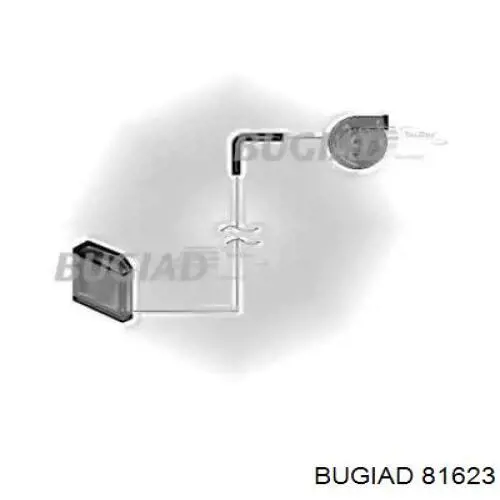 Купить 81623 Bugiad Патрубок воздушный, выход из турбины/компрессора (наддув)